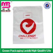 Promotional Sports Gym Sack Backpack Waterproof Custom Plastic Drawstring Bags